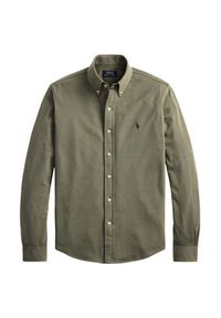 Polo Ralph Lauren Koszula 710654408504 Khaki Regular Fit. Typ kołnierza: polo. Kolor: brązowy. Materiał: bawełna #5