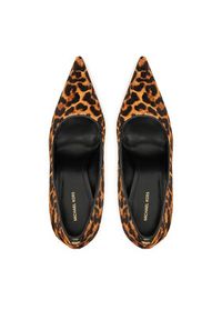 MICHAEL Michael Kors Szpilki Elyse 40F5EYHP1H Brązowy. Kolor: brązowy. Materiał: skóra. Obcas: na szpilce #2