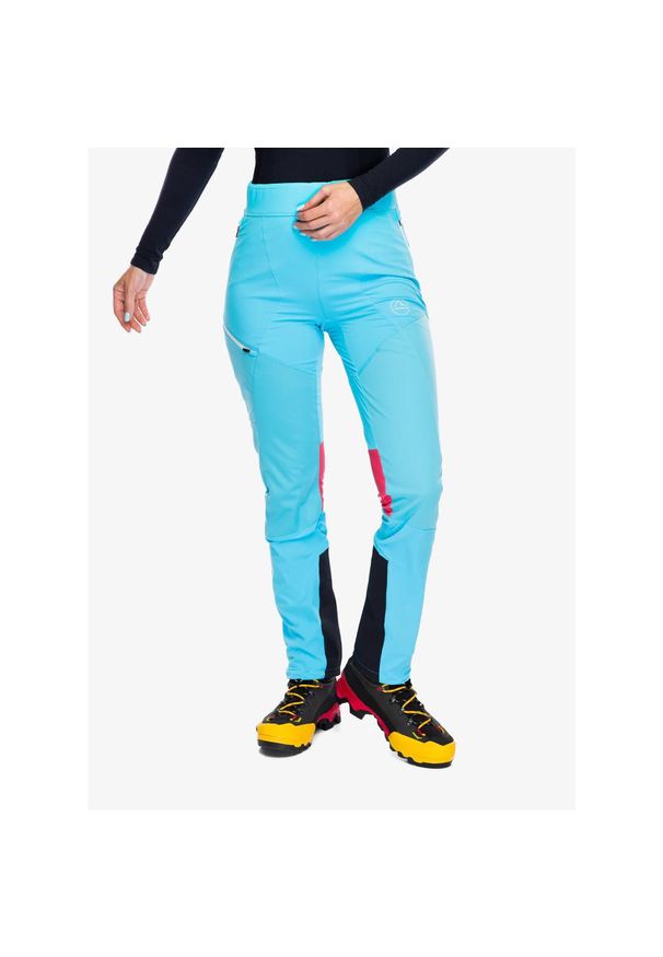 LA SPORTIVA - Spodnie damskie La Sportiva Aequilibrium Softshell Tight. Kolor: zielony. Materiał: softshell
