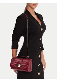 Furla Torebka WE00798-BX3548-CGQ00-1-007-20-CN-E Bordowy. Kolor: czerwony. Materiał: skórzane #1