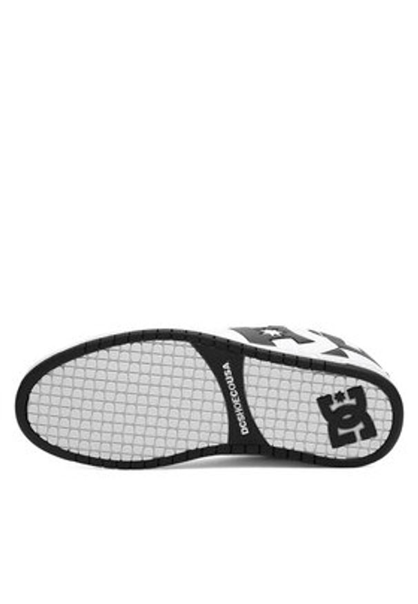 DC Shoes Sneakersy COURT GRAFFIK SQ ADYS100442-WLK Biały. Kolor: biały. Materiał: skóra