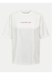 only - ONLY T-Shirt Rilly 15316994 Biały Regular Fit. Kolor: biały. Materiał: bawełna #6