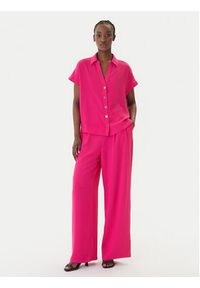 LOLA CASADEMUNT Spodnie materiałowe LS2614054 Różowy Regular Fit. Kolor: różowy. Materiał: syntetyk #4