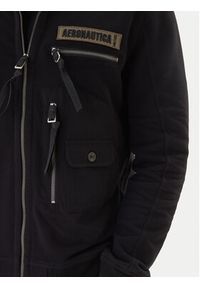Aeronautica Militare Bluza 252FE2069UF00668 Czarny Regular Fit. Kolor: czarny. Materiał: bawełna #4