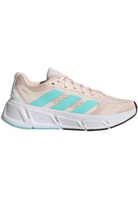 Adidas - Buty do biegania adidas Questar W IF2243 różowe. Zapięcie: sznurówki. Kolor: różowy. Materiał: materiał. Szerokość cholewki: normalna #1