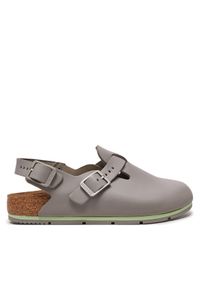 Birkenstock Sandały Tokio Pro Le 1026185 Szary. Kolor: szary. Materiał: skóra #1