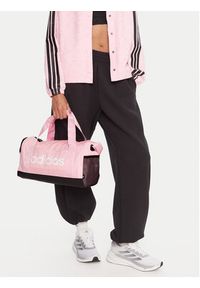 Adidas - adidas Torba Linear Duffel Extra Small JX9030 Różowy. Kolor: różowy. Materiał: materiał