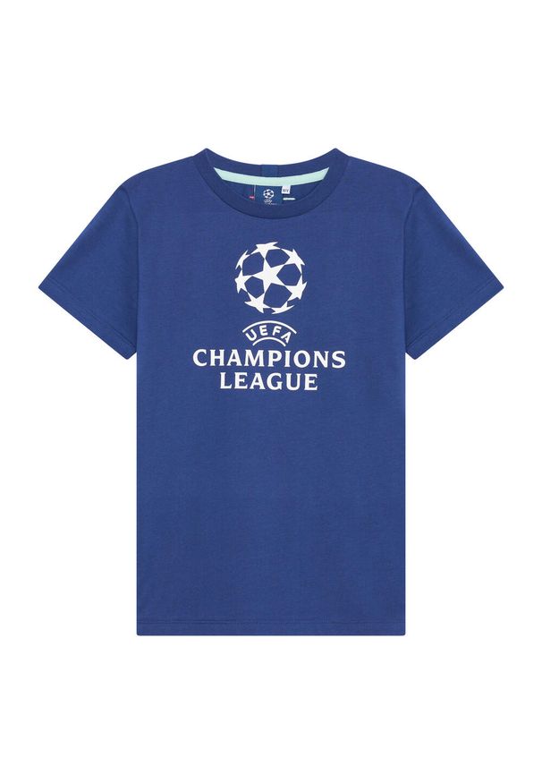 CHAMPIONS LEAGUE - koszulka dziecięca Champions League. Kolor: niebieski. Materiał: bawełna