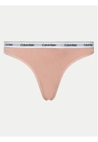 Calvin Klein Underwear Komplet 3 par stringów 000QD5209E Kolorowy. Materiał: bawełna. Wzór: kolorowy #12