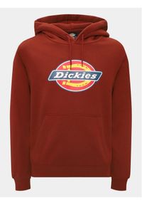 Dickies Bluza Icon Logo DK0A4XCB Bordowy Regular Fit. Kolor: czerwony. Materiał: bawełna, syntetyk