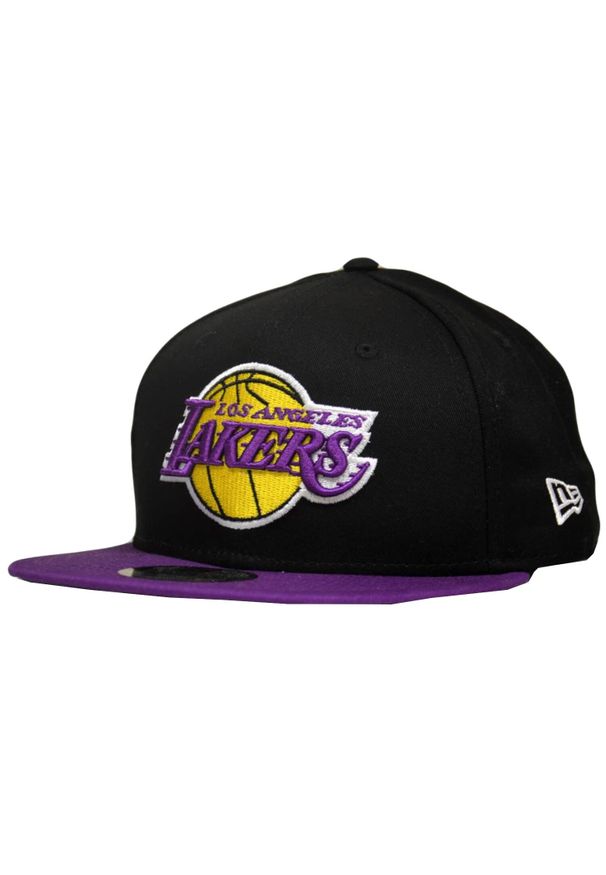 New Era - Czapka z daszkiem męska NEW ERA Los Angeles Lakers. Kolor: czarny