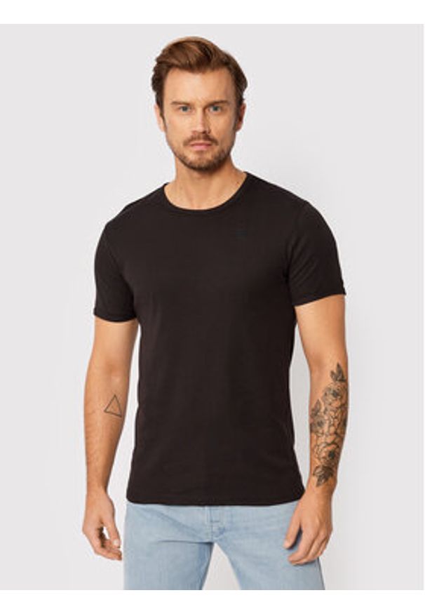 G-Star RAW - G-Star Raw Komplet 2 t-shirtów Base D07205-124-990 Czarny Slim Fit. Kolor: czarny. Materiał: bawełna