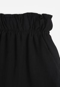 Renee - Czarne Spodnie Materiałowe z Marszczoną Gumką Pimpernel. Kolor: czarny. Materiał: materiał #2