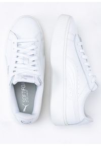 Sneakersy damskie białe Puma Vikky Stacked L. Okazja: do pracy, na spacer, na co dzień. Kolor: biały. Model: Puma Vikky. Sport: turystyka piesza #3