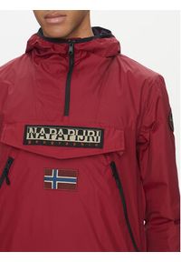 Napapijri Kurtka anorak Rainforest NP0A4HX6 Czerwony Regular Fit. Kolor: czerwony. Materiał: syntetyk #4