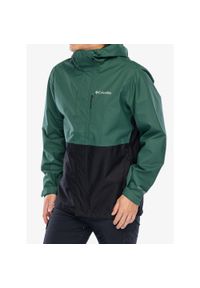 columbia - Kurtka przeciwdeszczowa męska Columbia Hikebound II Jacket. Kolor: zielony. Sport: turystyka piesza