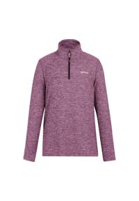 Regatta - Polarowy Top Damski Krótki Suwak Sweetheart. Kolor: czerwony. Materiał: polar. Długość: krótkie. Sezon: zima #1