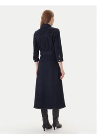 Morgan Sukienka jeansowa 252-RJEANA Granatowy Regular Fit. Kolor: niebieski. Materiał: bawełna #5