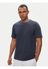 Jack & Jones - Jack&Jones T-Shirt 12222887 Granatowy Standard Fit. Kolor: niebieski. Materiał: syntetyk, bawełna