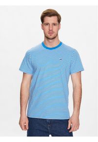 Tommy Jeans T-Shirt Classics Stripe DM0DM05515 Niebieski Regular Fit. Kolor: niebieski. Materiał: bawełna #1