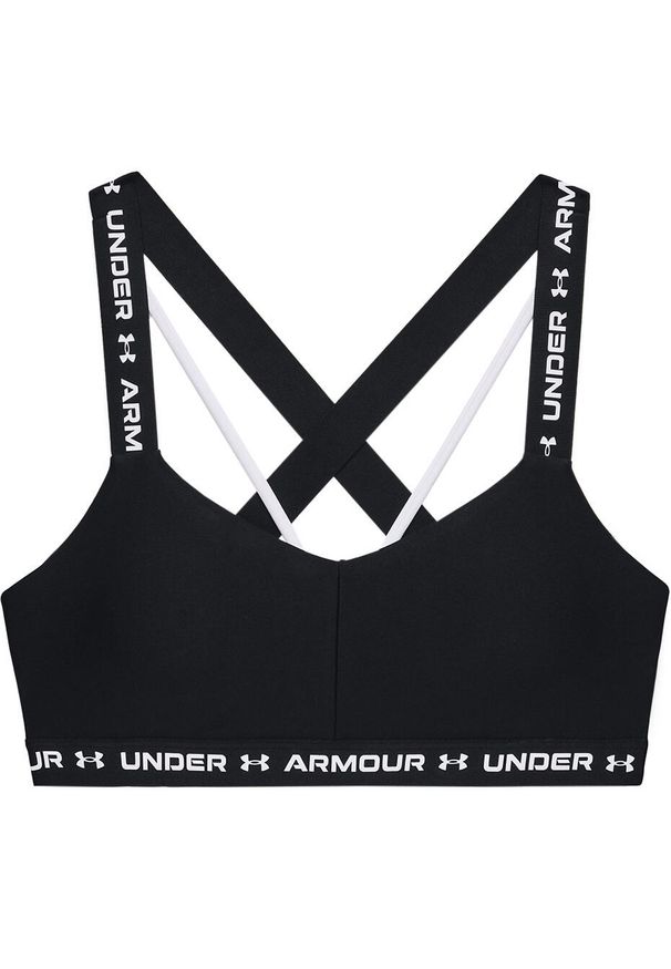 Stanik fitness cardio Under Armour Crossback Low. Kolor: czarny. Sport: fitness