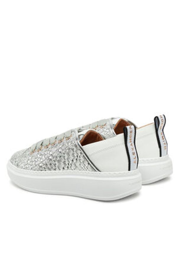 Alexander Smith Sneakersy Wembley 0436 Srebrny. Kolor: srebrny. Materiał: skóra