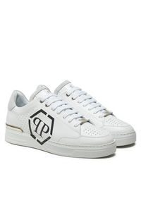 Philipp Plein - PHILIPP PLEIN Sneakersy FADS MSC3981 PLE005N Biały. Kolor: biały. Materiał: skóra #3