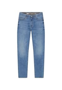 Lee - MESKIE SPODNIE LEE SLIM FIT MVP BLUE PRINT 112376321. Wzór: nadruk #6