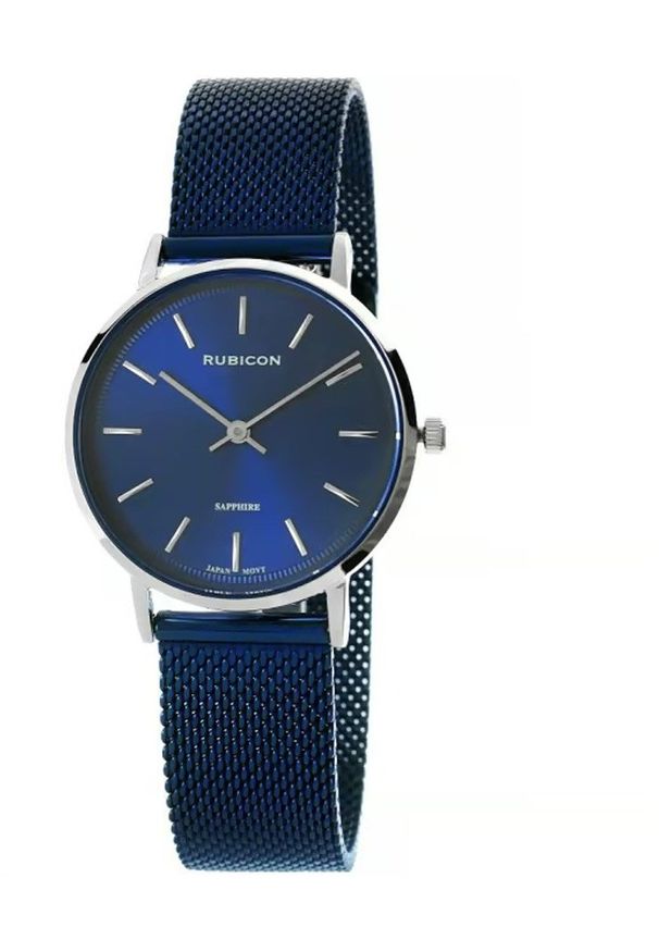 Rubicon - Zegarek damski RUBICON RNBD88 niebieski. Kolor: niebieski