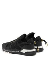 Versace Jeans Couture Sneakersy 75YA3SA6 Czarny. Kolor: czarny. Materiał: materiał #5