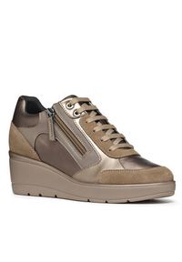 Geox Sneakersy D Ilde D36RAC 0BN22 C6692 Złoty. Kolor: złoty. Materiał: skóra #4