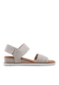 skechers - Skechers Sandały BOBS Desert Kiss 31440/OFWT Beżowy. Kolor: beżowy. Materiał: materiał