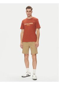 Jack & Jones Szorty materiałowe Jaiden 12274983 Beżowy Relaxed Fit. Kolor: beżowy. Materiał: bawełna #2