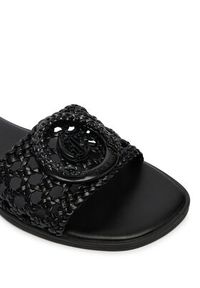 Just Cavalli Klapki 80RA3S83 ZSE38 Czarny. Kolor: czarny. Materiał: materiał #2