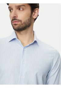 Michael Kors Koszula MK0DS01408 Błękitny Slim Fit. Kolor: niebieski. Materiał: bawełna #2