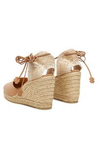 Castañer Espadryle Carina/8/250 025337 Beżowy. Kolor: beżowy. Materiał: skóra #5