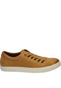 Venezia - SPORTOWE PÓŁBUTY MĘSKIE 6019 COGNAC. Materiał: skóra, syntetyk, nubuk #1