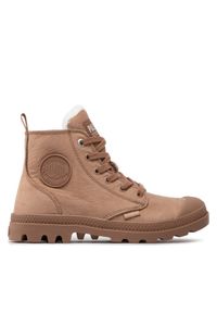 Palladium Trapery Pampa Hi Zip Wl 95982-254-M Brązowy. Kolor: brązowy. Materiał: skóra, nubuk #1