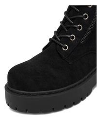 DeeZee Trzewiki HX21001-70D Czarny. Kolor: czarny. Materiał: materiał #4