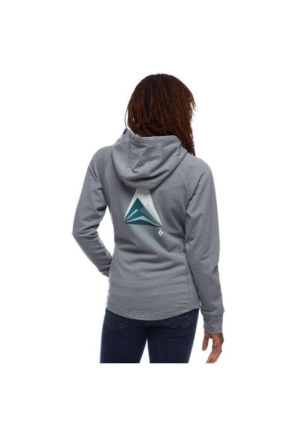 Bluza turystyczna rozpinana damska Black Diamond Mountain Transparency. Kolor: szary