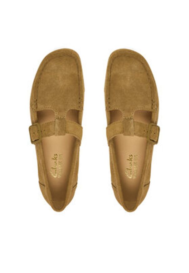 Clarks Półbuty WallabeeEVOBar 26183152 Brązowy. Kolor: brązowy. Materiał: skóra, zamsz