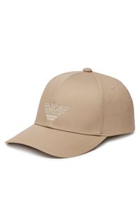 Emporio Armani Czapka z daszkiem EX000005 AF12610 U6213 Beżowy. Kolor: beżowy. Materiał: bawełna, materiał