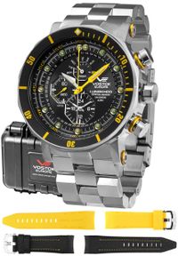 Zegarek męski Vostok Europe YM86-620A505B srebrny. Kolor: srebrny #1