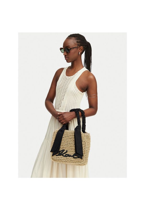 Karl Lagerfeld - Torebka KARL LAGERFELD. Kolor: beżowy