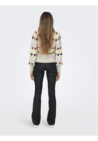 only - ONLY Sweter 15302356 Écru Regular Fit. Materiał: syntetyk #5