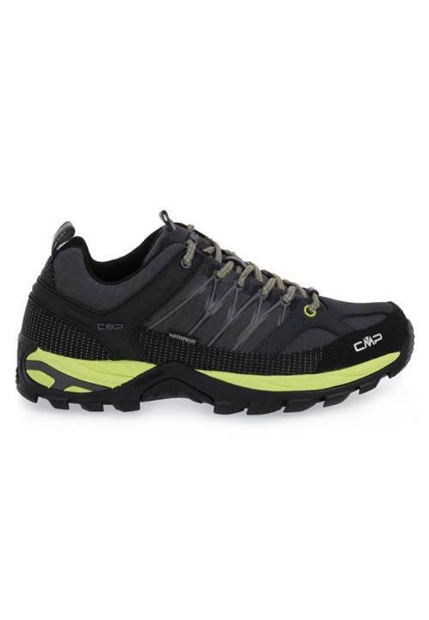 Buty trekkingowe męskie CMP 72UN Rigel Low Trekking. Zapięcie: sznurówki. Kolor: szary, wielokolorowy. Materiał: skóra, materiał. Szerokość cholewki: normalna. Sport: turystyka piesza