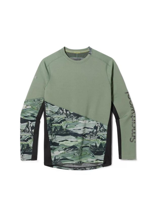Bluza rowerowa męska Smartwool Mountain Bike LS Jersey. Kolor: zielony. Materiał: jersey