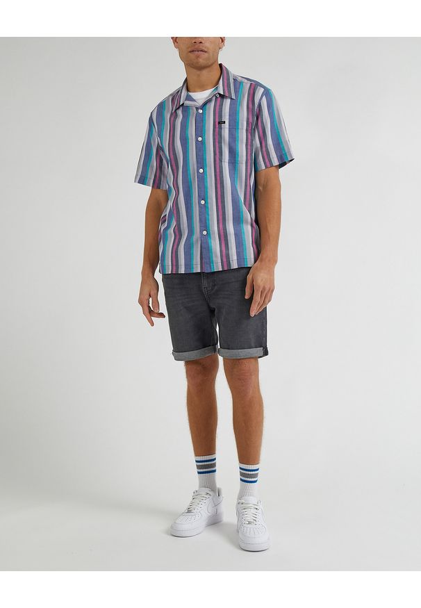 Lee - MESKIE SZORTY LEE RIDER SHORT WORN IN SHADOW 112331757