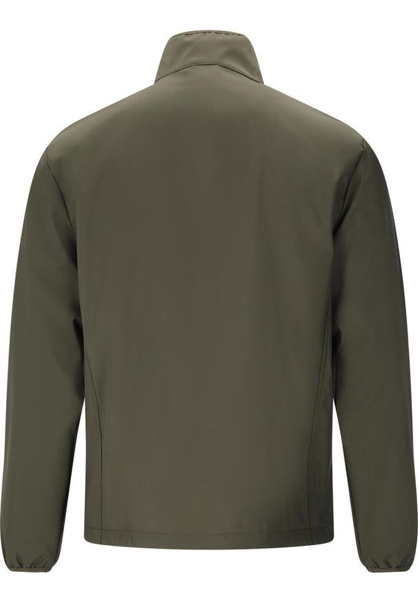 Kurtka wodoodporna Whistler Lango. Kolor: czarny, zielony, wielokolorowy. Materiał: softshell. Sport: turystyka piesza, fitness