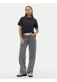 Vero Moda T-Shirt Fea 10321312 Czarny Loose Fit. Kolor: czarny. Materiał: bawełna #6